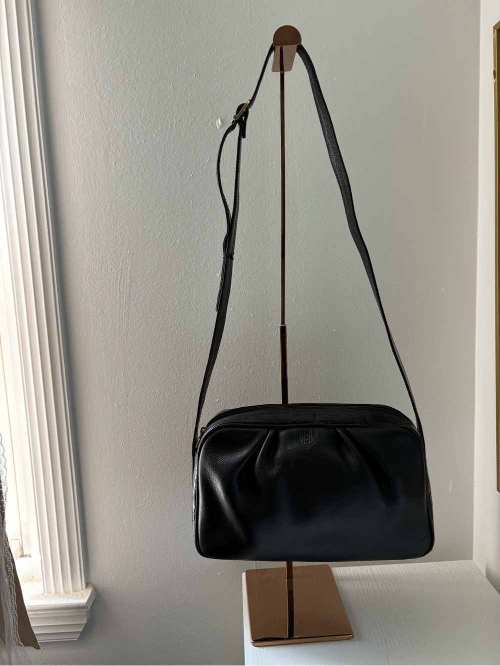 FENDI Black Leather Crossbody Bag - Picture 14 of 16